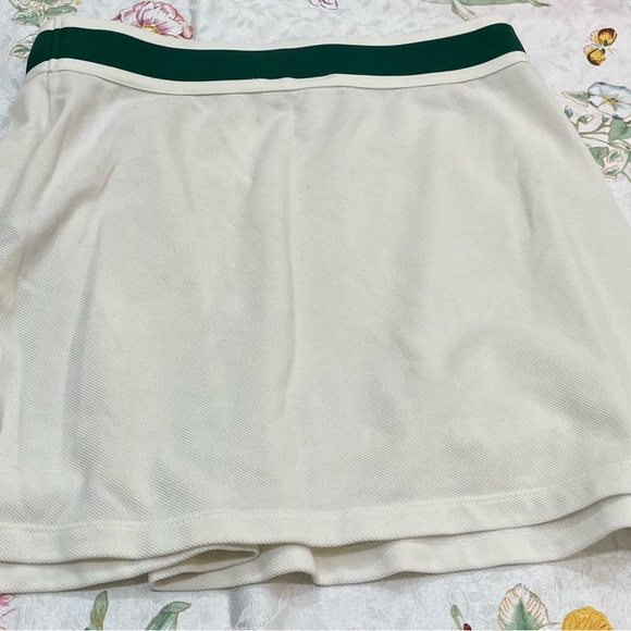 Adidas White A-Line Skirt with Green Details - Picture 6 of 6